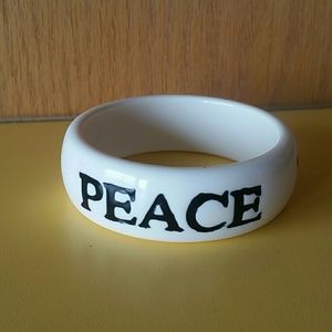 FREE With Bundle: Peace Bracelet
